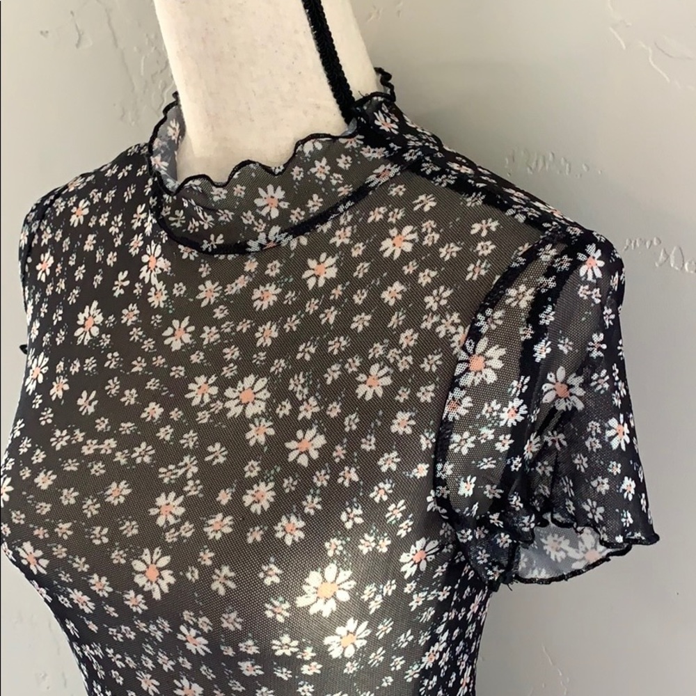 Love , Fire Sheer Net Dress